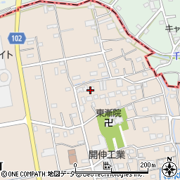 埼玉県草加市柿木町1377-1周辺の地図