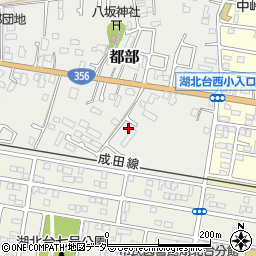 千葉県我孫子市都部101-23周辺の地図