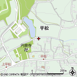 埼玉県飯能市平松365周辺の地図