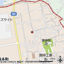 埼玉県草加市柿木町1364周辺の地図