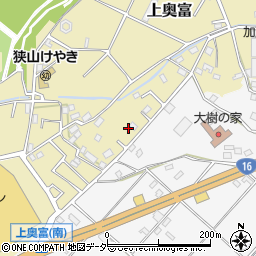 埼玉県狭山市上奥富1108周辺の地図