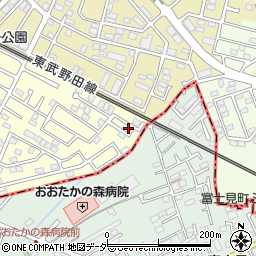 千葉県流山市おおたかの森南1丁目1-25周辺の地図