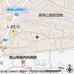 埼玉県狭山市東三ツ木144周辺の地図