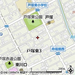 ナビパーク川口戸塚東第２駐車場周辺の地図