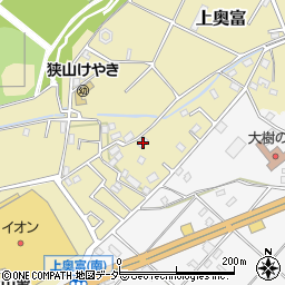埼玉県狭山市上奥富1107周辺の地図