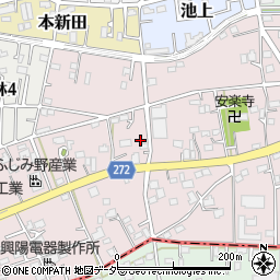 埼玉県ふじみ野市駒林181-1周辺の地図
