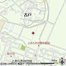 千葉県我孫子市古戸周辺の地図