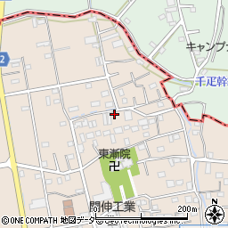 埼玉県草加市柿木町1384周辺の地図