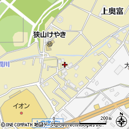 埼玉県狭山市上奥富1098周辺の地図