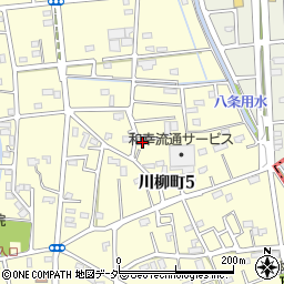 埼玉県越谷市川柳町5丁目73周辺の地図