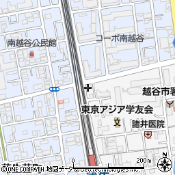 埼玉県越谷市蒲生寿町1-43周辺の地図
