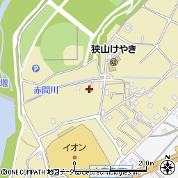 埼玉県狭山市上奥富1270周辺の地図