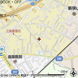 埼玉県狭山市上奥富144周辺の地図