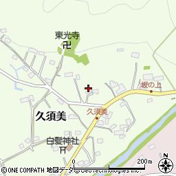 埼玉県飯能市久須美35周辺の地図