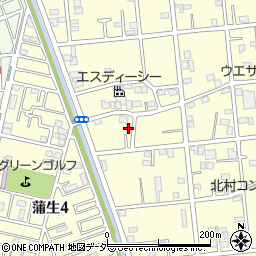 埼玉県越谷市川柳町2丁目133-1周辺の地図