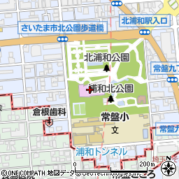 埼玉県立近代美術館周辺の地図