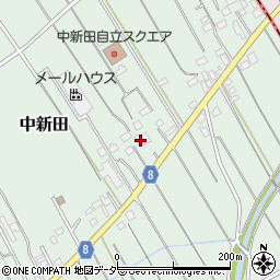 埼玉県狭山市中新田88周辺の地図