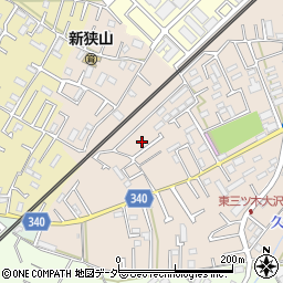 埼玉県狭山市東三ツ木265周辺の地図