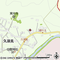 埼玉県飯能市久須美38周辺の地図