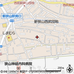 埼玉県狭山市東三ツ木129周辺の地図