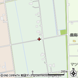 茨城県稲敷郡河内町角崎町歩周辺の地図