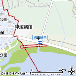 千葉県我孫子市根戸新田73周辺の地図