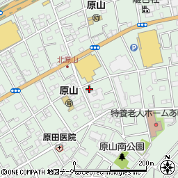 埼玉県さいたま市緑区原山周辺の地図