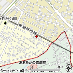 千葉県流山市おおたかの森南1丁目1-66周辺の地図