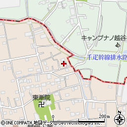 埼玉県草加市柿木町1403周辺の地図