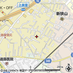 埼玉県狭山市上奥富147周辺の地図