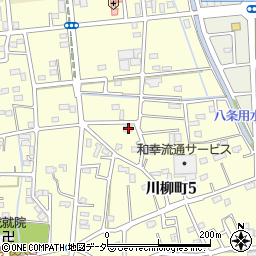 埼玉県越谷市川柳町5丁目70周辺の地図