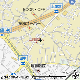 埼玉県狭山市上奥富158周辺の地図