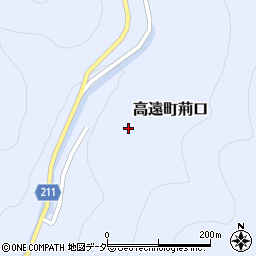 長野県伊那市高遠町荊口周辺の地図