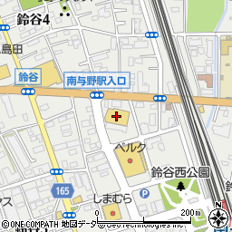 西松屋南与野埼大通り店周辺の地図