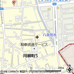 埼玉県越谷市川柳町5丁目52周辺の地図