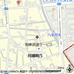 埼玉県越谷市川柳町5丁目60-20周辺の地図