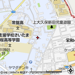 埼玉県さいたま市桜区上大久保794-5周辺の地図