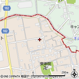 埼玉県草加市柿木町1419周辺の地図