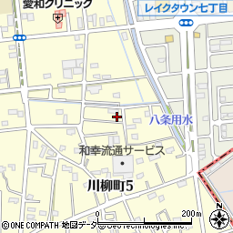 埼玉県越谷市川柳町5丁目60-17周辺の地図