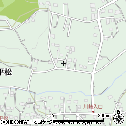 埼玉県飯能市平松549周辺の地図
