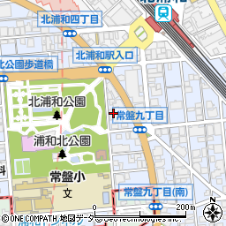株式会社浦和織物会館周辺の地図