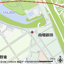 埼玉県富士見市南畑新田1524-1周辺の地図