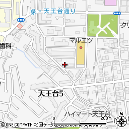アルファタウン天王台Ｂ棟周辺の地図