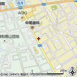 浦和警察署中尾交番周辺の地図