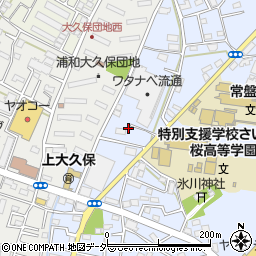 埼玉県さいたま市桜区上大久保295-1周辺の地図