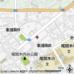 ＡＳＡ東浦和周辺の地図