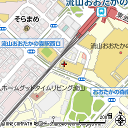 千葉県流山市おおたかの森南1丁目4-7周辺の地図