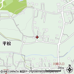 埼玉県飯能市平松546周辺の地図