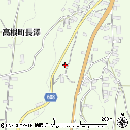 山梨県北杜市高根町長澤1608周辺の地図