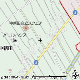 埼玉県狭山市中新田64周辺の地図